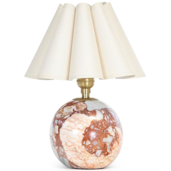 Giorgio Marmor Lamp, Oyster Wave