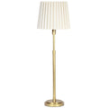 Polly Buffet Lamp, Natur Brass/Heritage Plaid