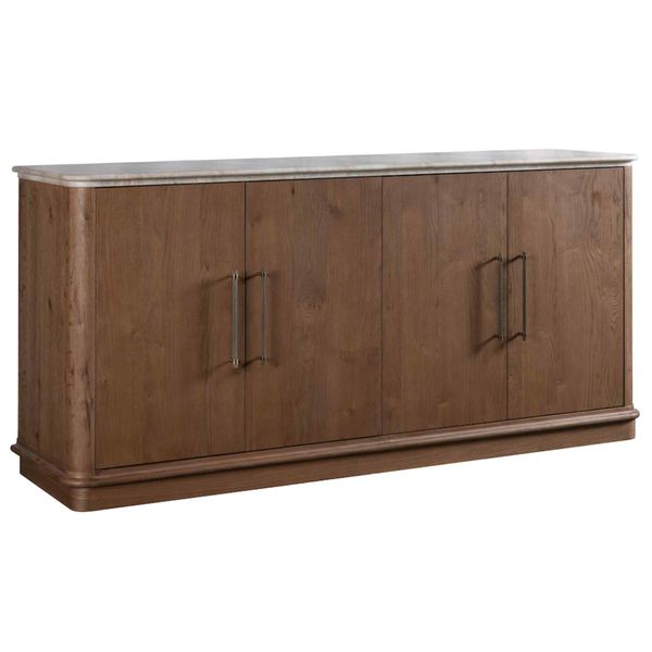 Bradley End Table, Aged Ash