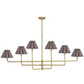 Polly Chandelier, Natur Brass/Wild Poppy