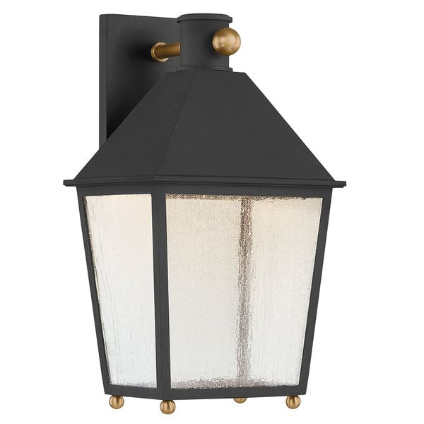 Redwood Wall Sconce, Patina Brass