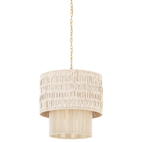 Nell Pendant, Aged Brass