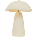 Osgood Tischlampe, Patina Brass/Ceramic Raked Sand