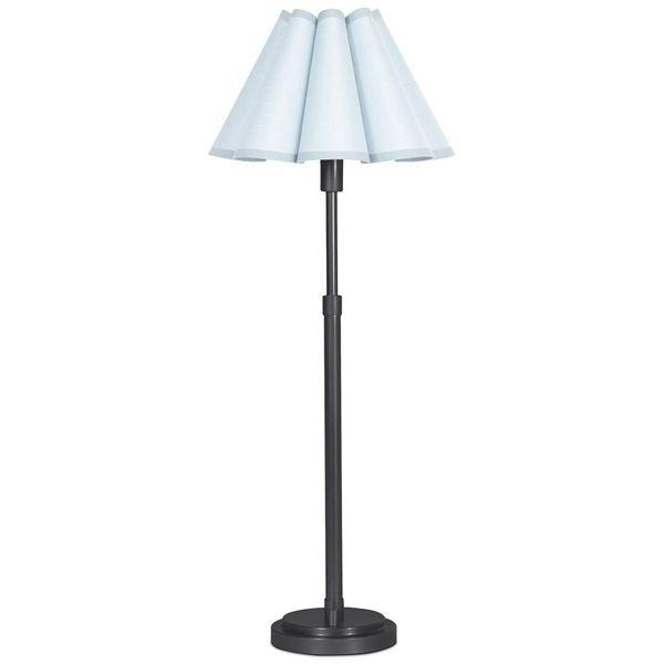 Polly Buffet Lamp, Blacken Brass/Oyster